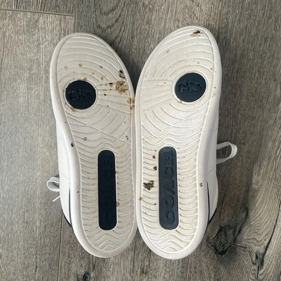 Coach Women's Black and White Sneakers - Picture 5 of 8